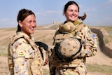 Corporals Ivona Bartush and Nicole Spohn, are two of the ADF mums serving in southern Afghanistan.