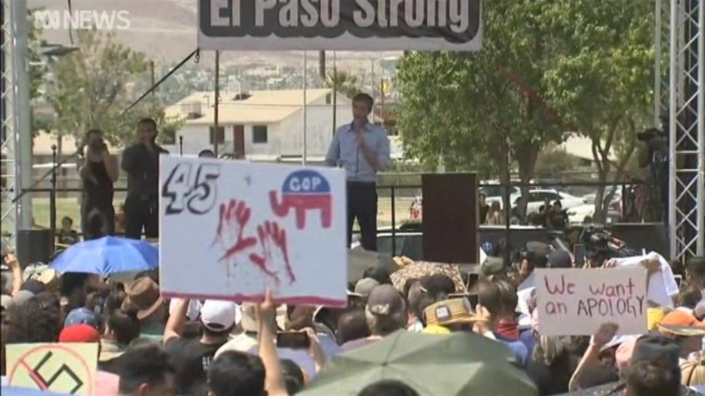 Protesters In El Paso Denounce US President - ABC News