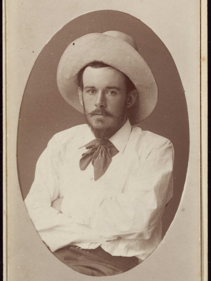 Photo of John Russell for a carte de visite, c1883