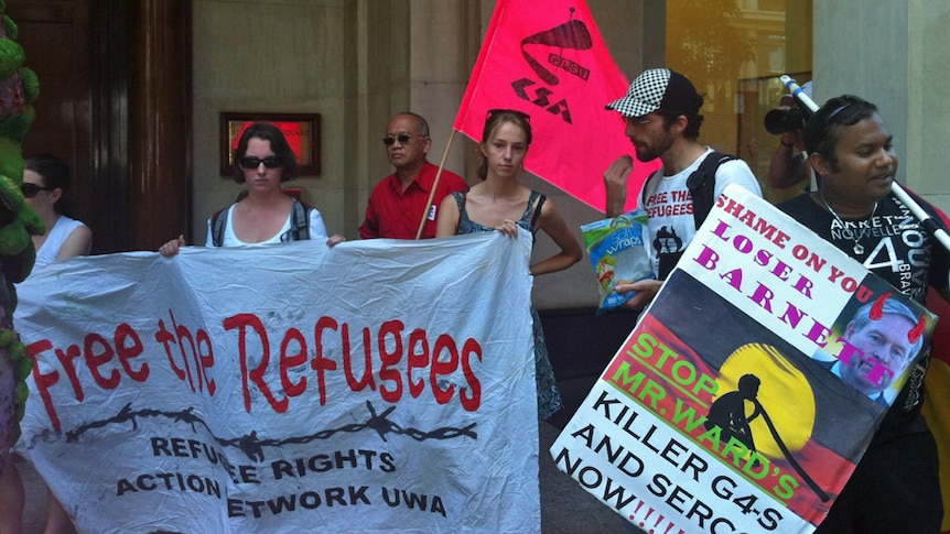 Occupy Perth protesters