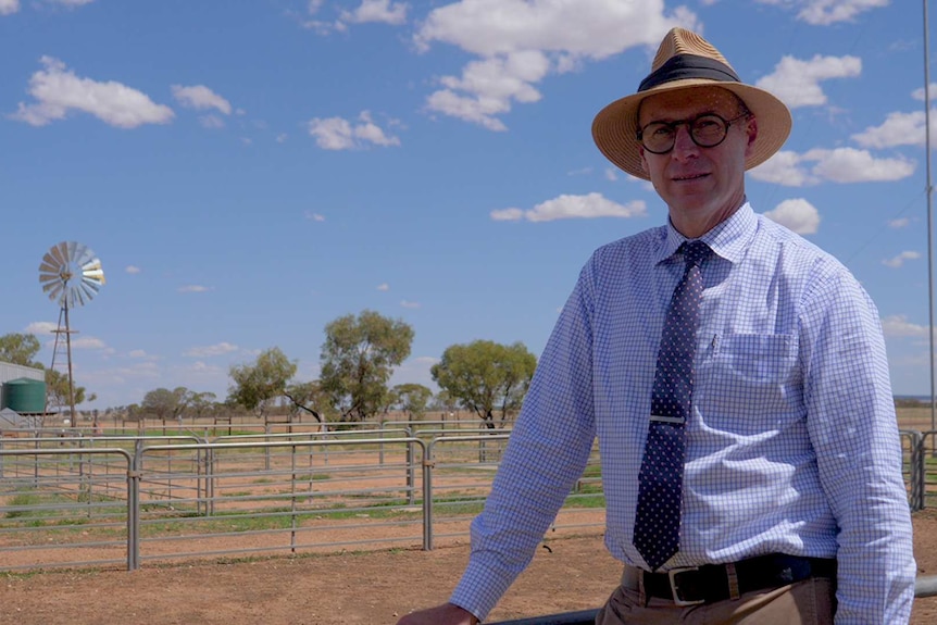 Morawa Agricultural College principal Dean Carslake standing outside at the college in an agricultural setting.