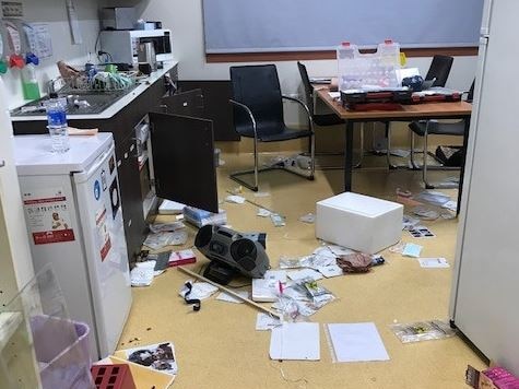 The Bayulu Health Clinic was broken into and trashed last week.