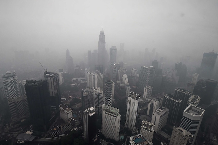 Haze blankets Malaysia's capital Kuala Lumpur