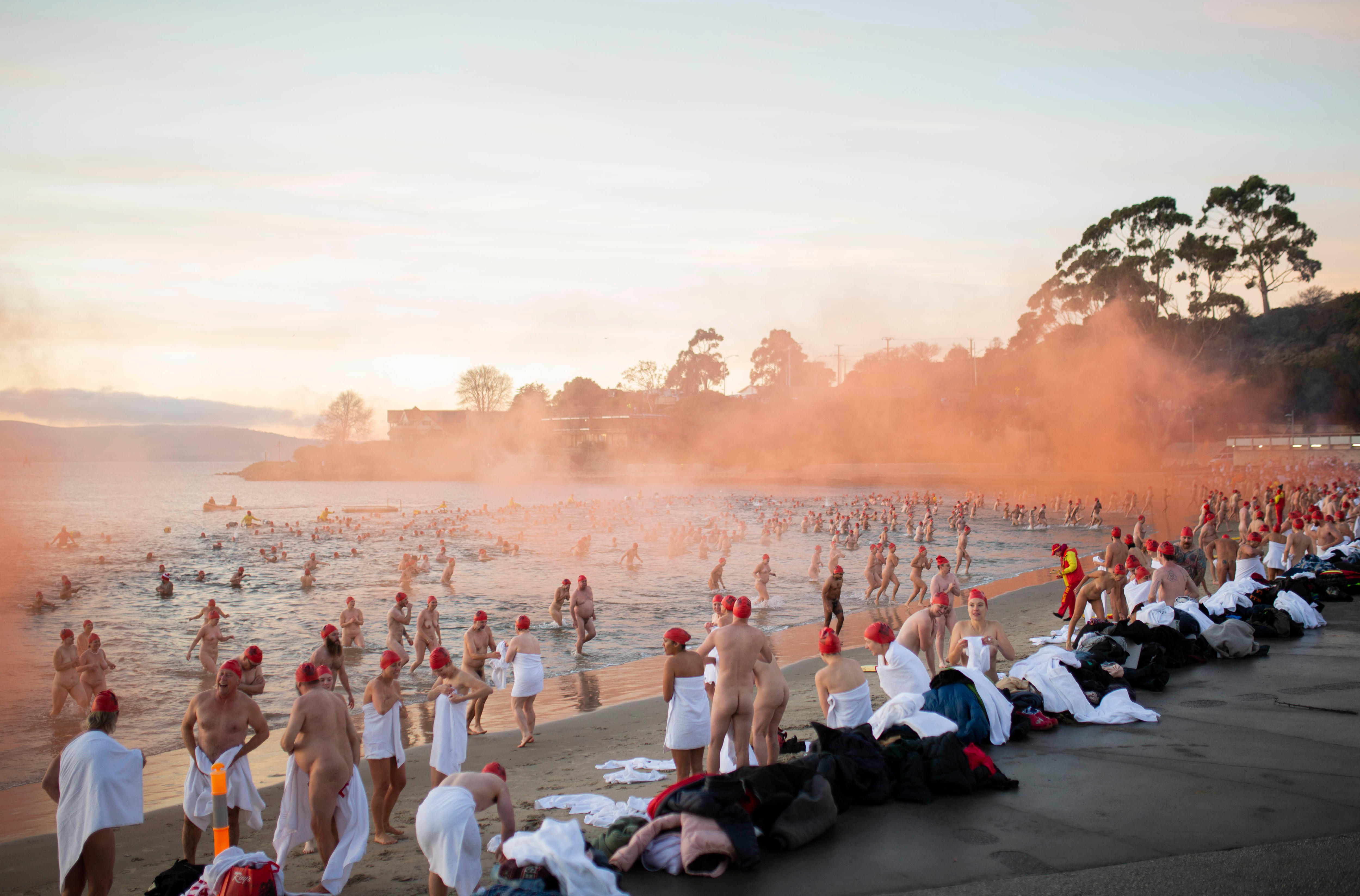 Winter Solstice Swim Hobart 2024 Dorri Germana