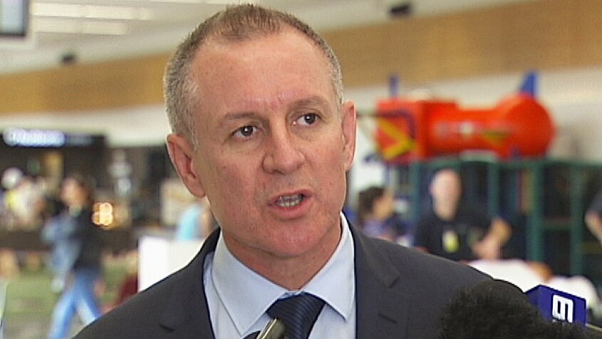 Jay Weatherill speaks at Adelaide Airport