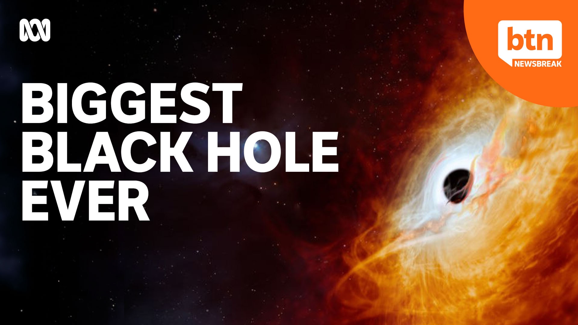 A black hole.
