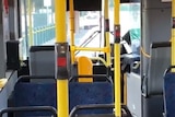 A still from footage captured during an Adelaide bus attack.