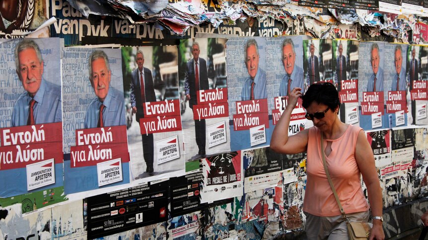 Big decision ... Greek voters are returning to the polls today in a crucial election.
