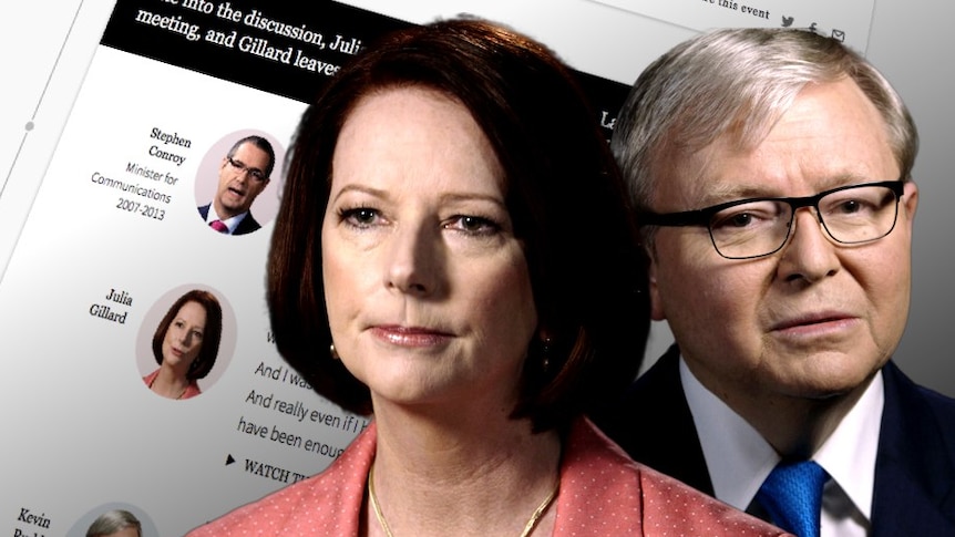 Photo illustration of Kevin Rudd and Julia Gillard