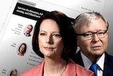 Photo illustration of Kevin Rudd and Julia Gillard