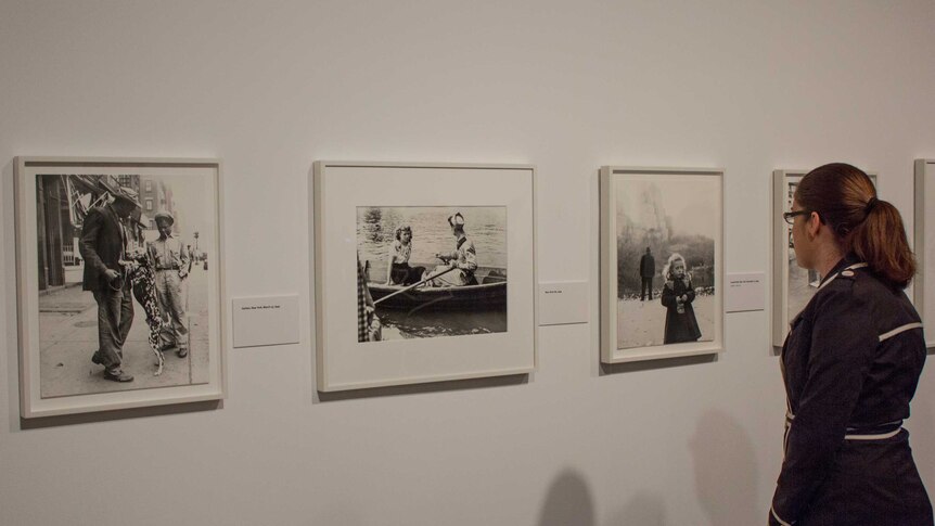 Shots of New York in the 1940s by Richard Avedon at the Art Gallery of WA.