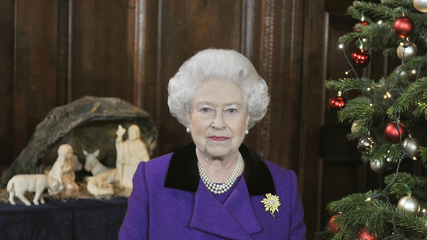 Queen Elizabeth II records her Christmas message