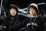 Chinese students Viola Yao and Sophie Lin are big fans of hip hop music.