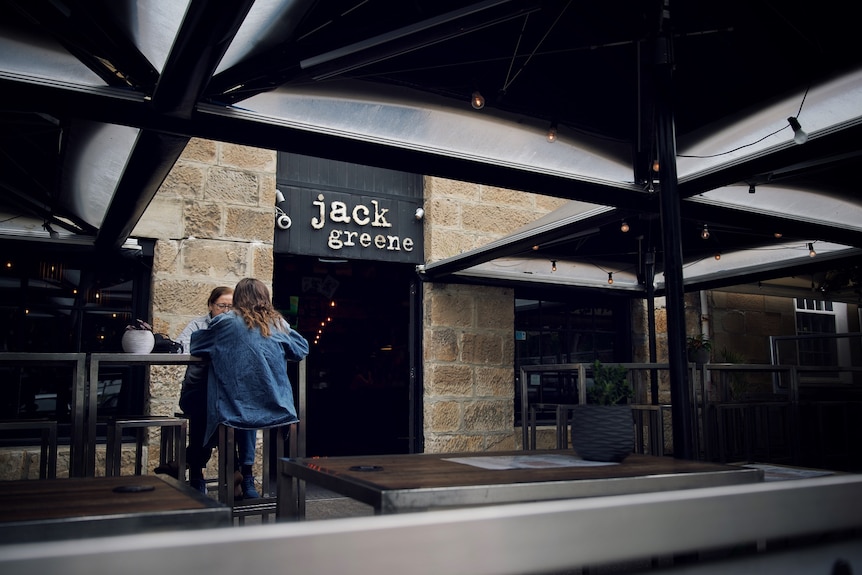 Exterior of Jack Greene bar.