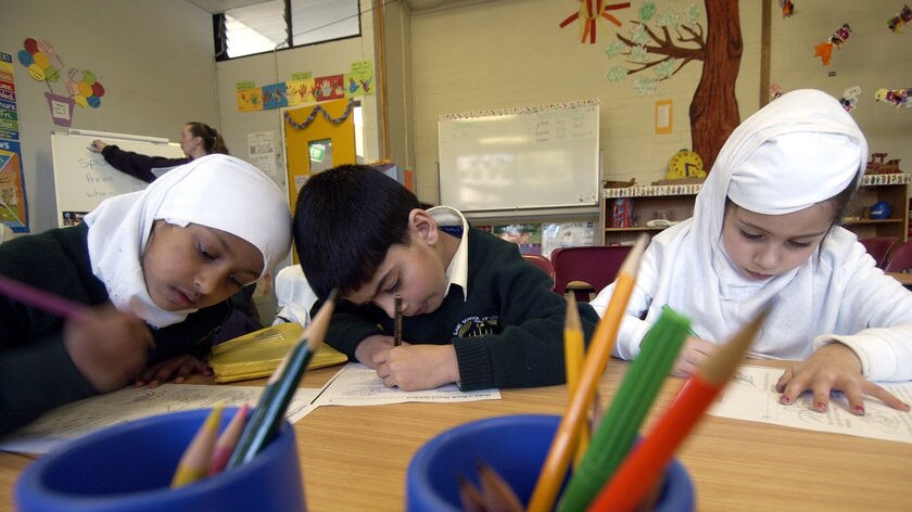 Students at the Islamic School of Canberra.