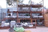 Parts allegedly taken from the Holden plant