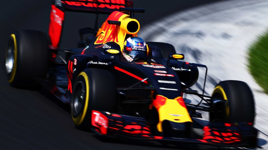 Daniel Ricciardo drives during Hungarian Grand Prix
