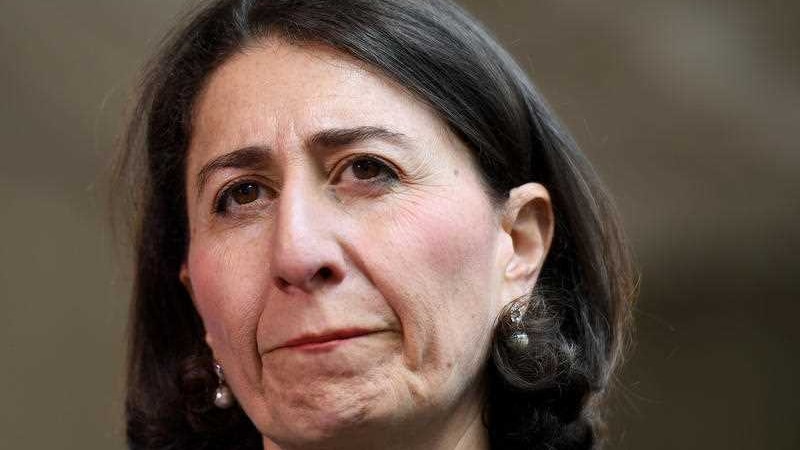 Gladys Berejiklian looking into the distance