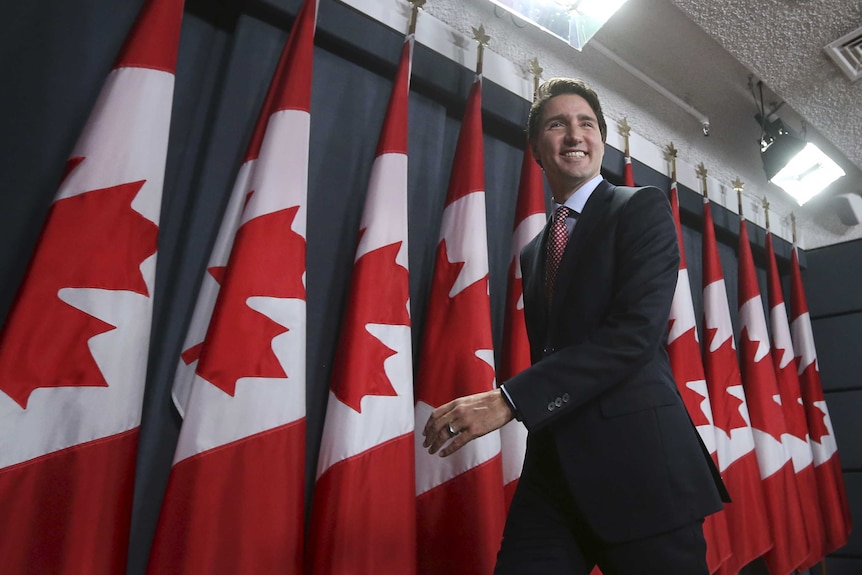 incoming Canadian Prime Minister Justin Trudeau