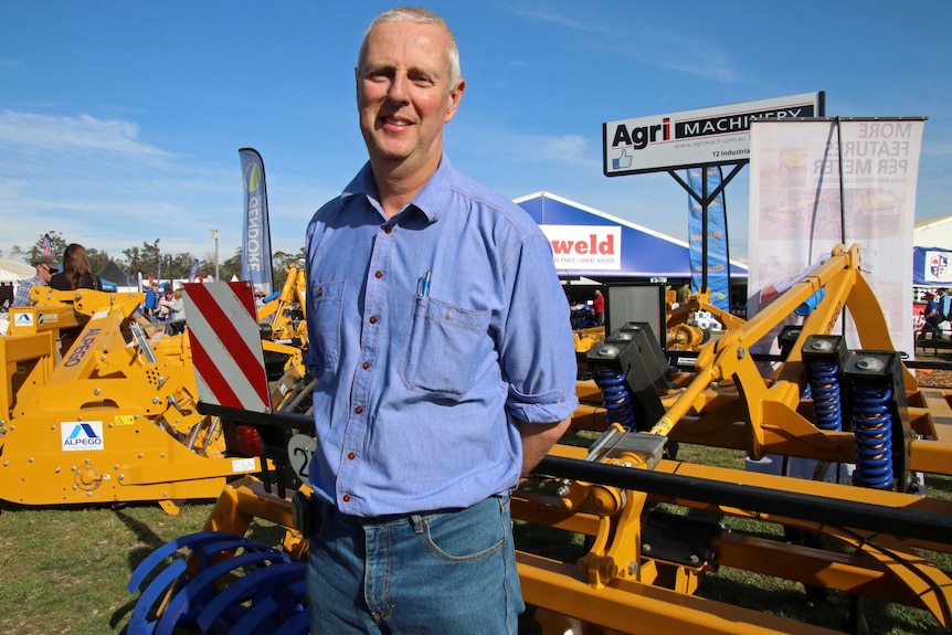 Rob Cunningham, machinery workshop supervisor, at Agfes