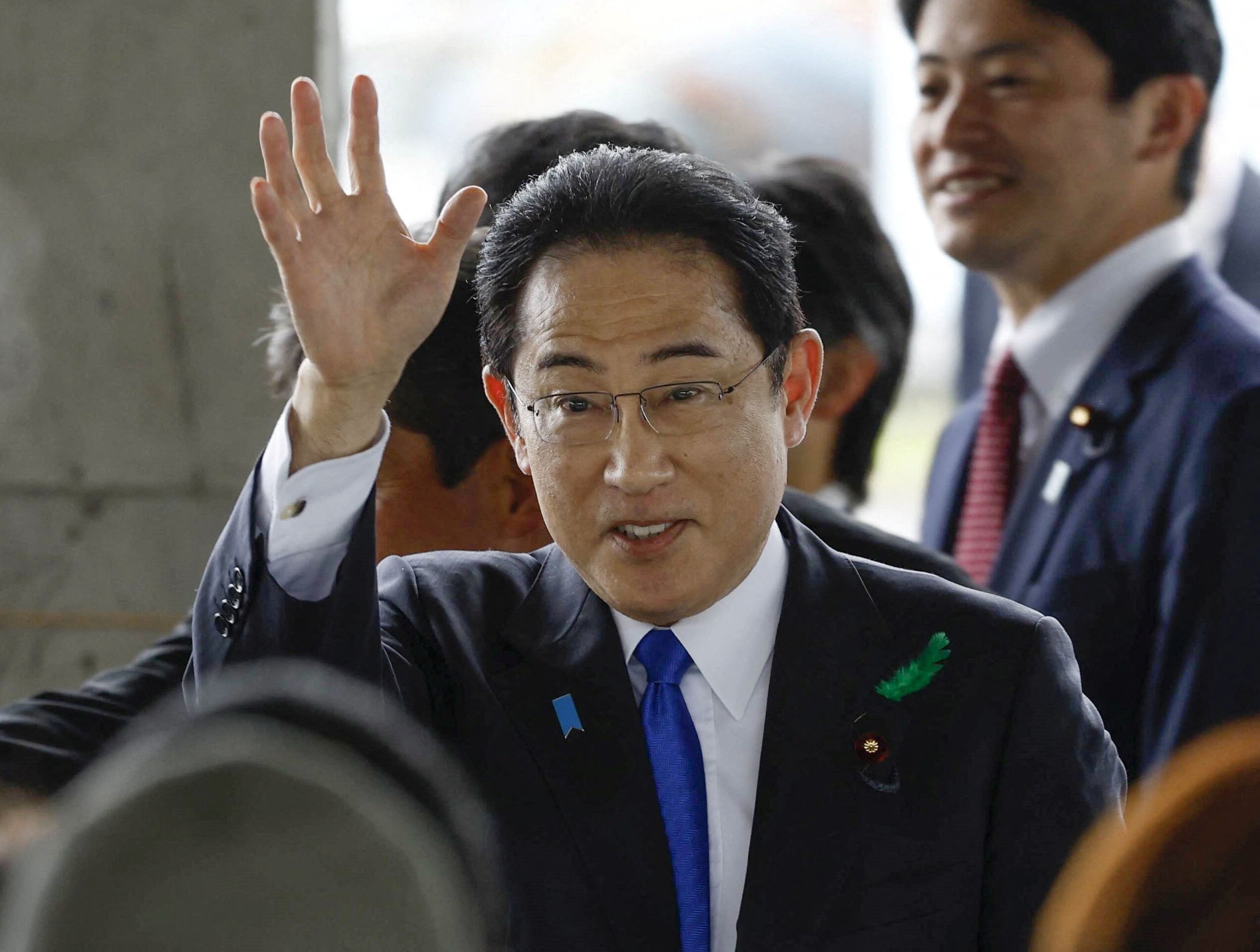 Japanese Prime Minister Fumio Kishida Evacuated After Man Throws ...