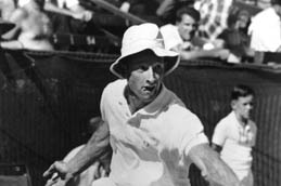 Rod Laver in action