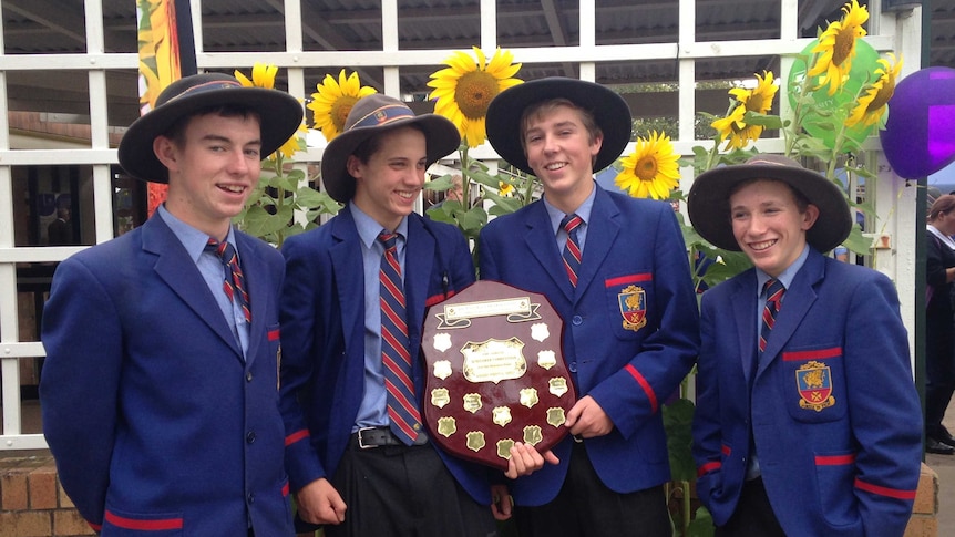 Downlands College students took out the titles of biggest and heaviest sunflowers in UQ's annual Sunflower Competition.