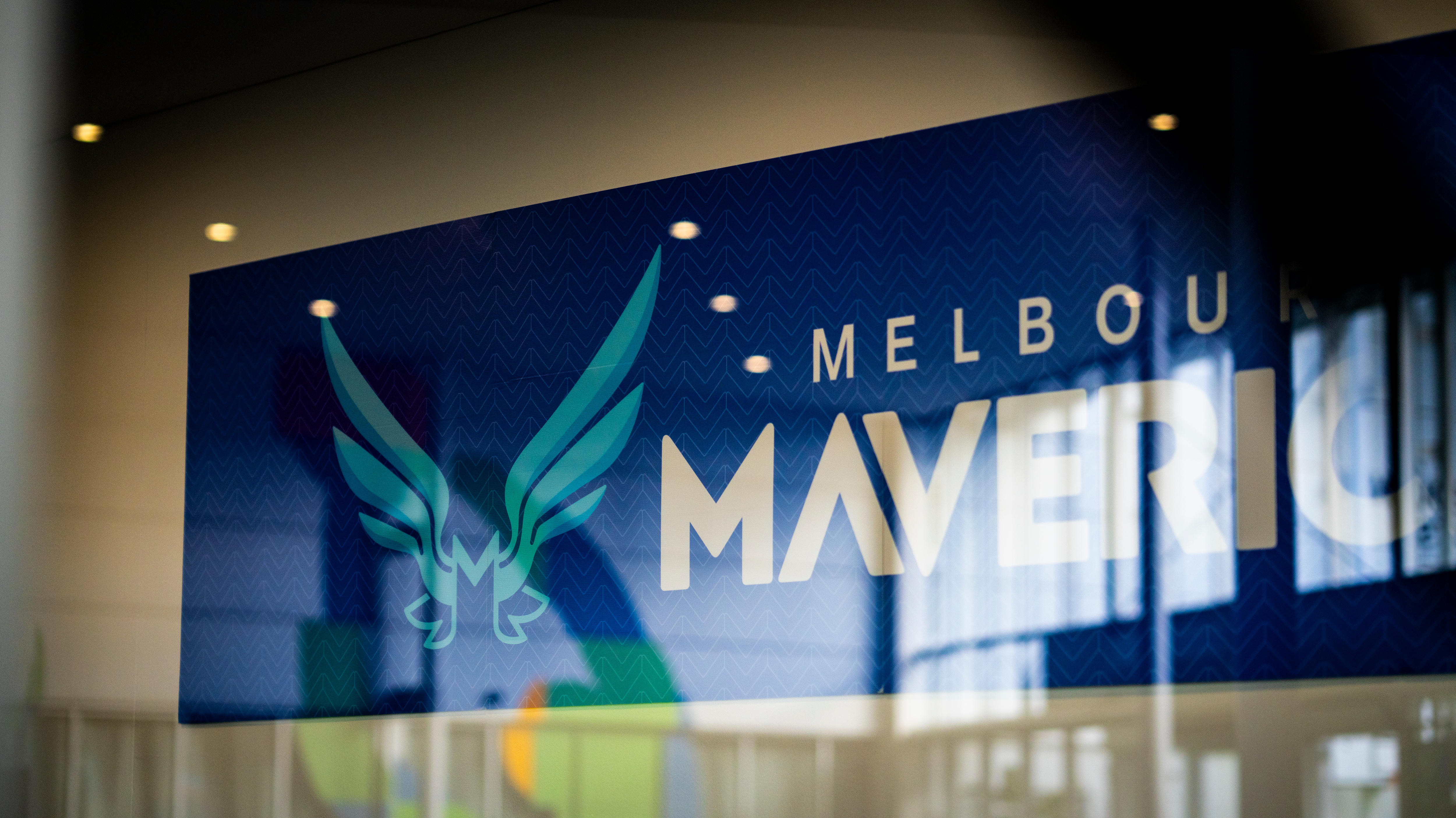 Melbourne Mavericks sign at their home.