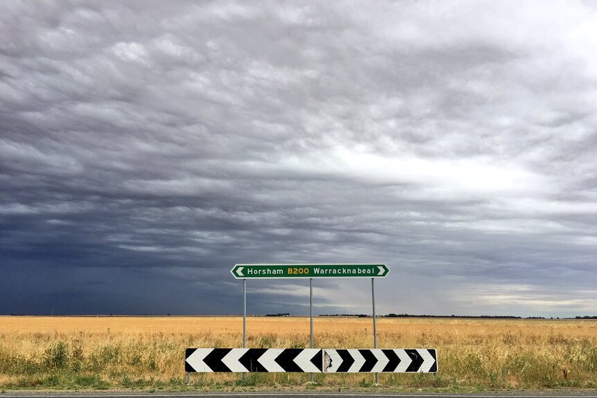Storm clouds close in on the Wimmera