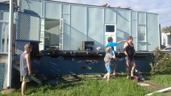 Families return home in Yeppoon after Cyclone Marcia