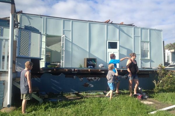Families return home in Yeppoon after Cyclone Marcia