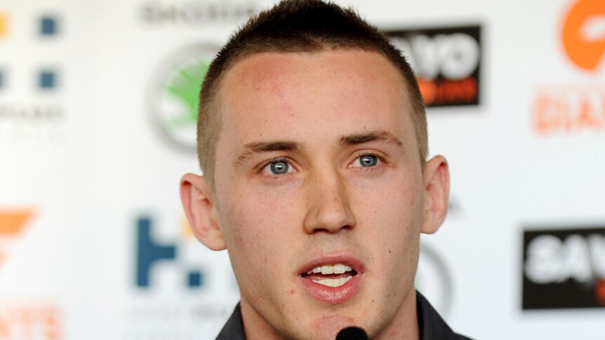 Tom Scully at GWS media conference