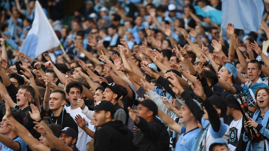 Sydney FC's The Cove in full voice