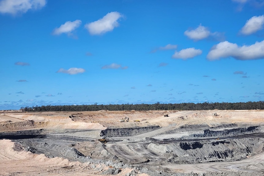 A mining pit