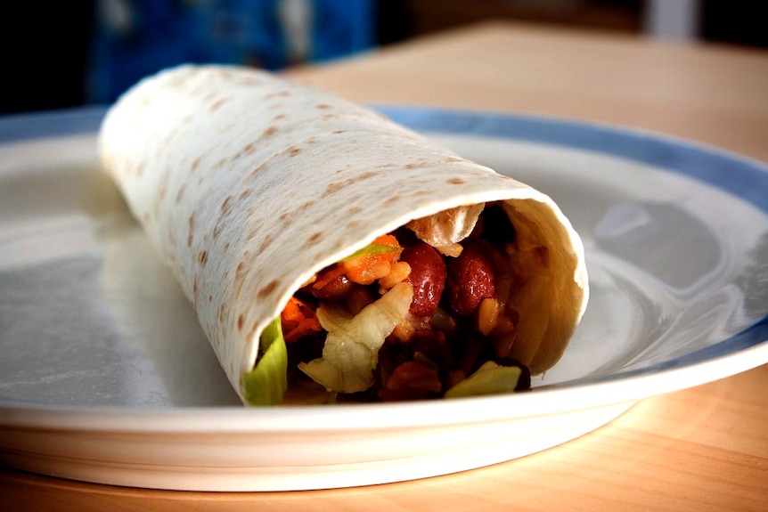 Burritos are a popular choice for American take away