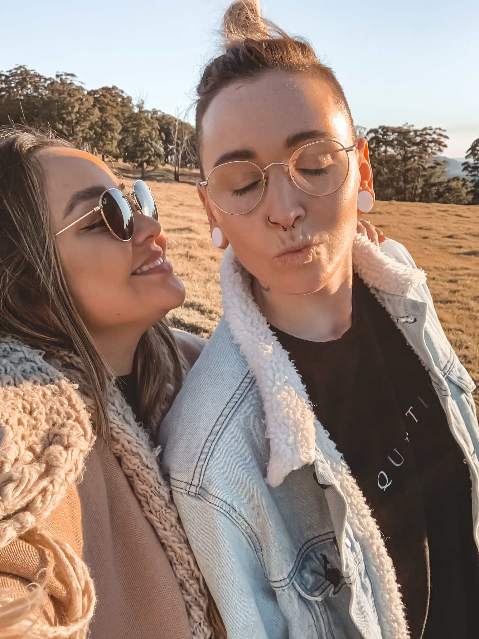 Kat and Kirsten take a selfie