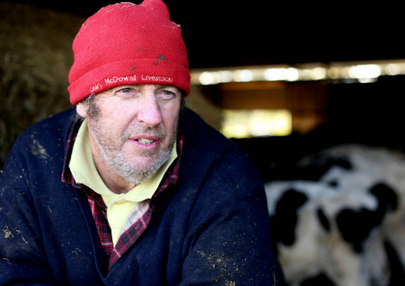 Dairy farmer Greg Schofield