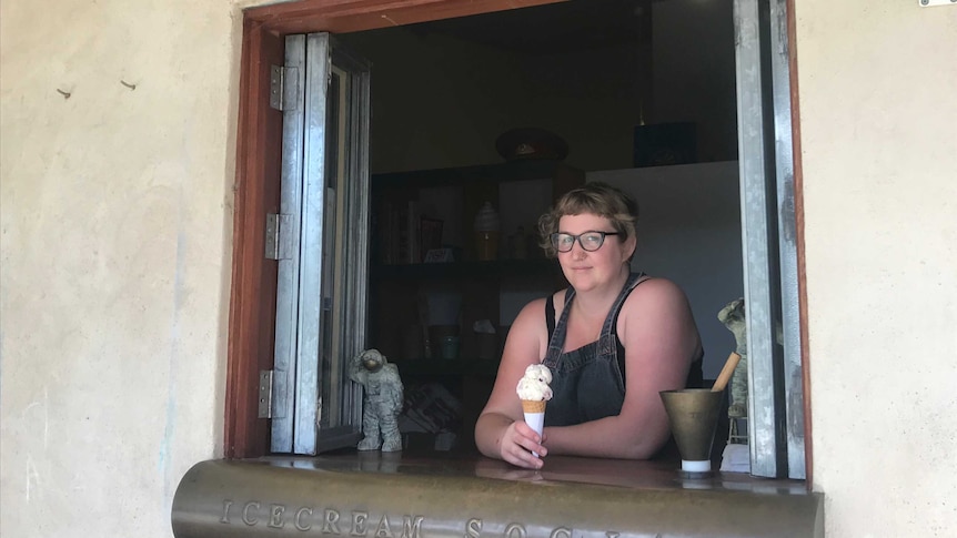 Rosie Annear is the head ice-cream maker