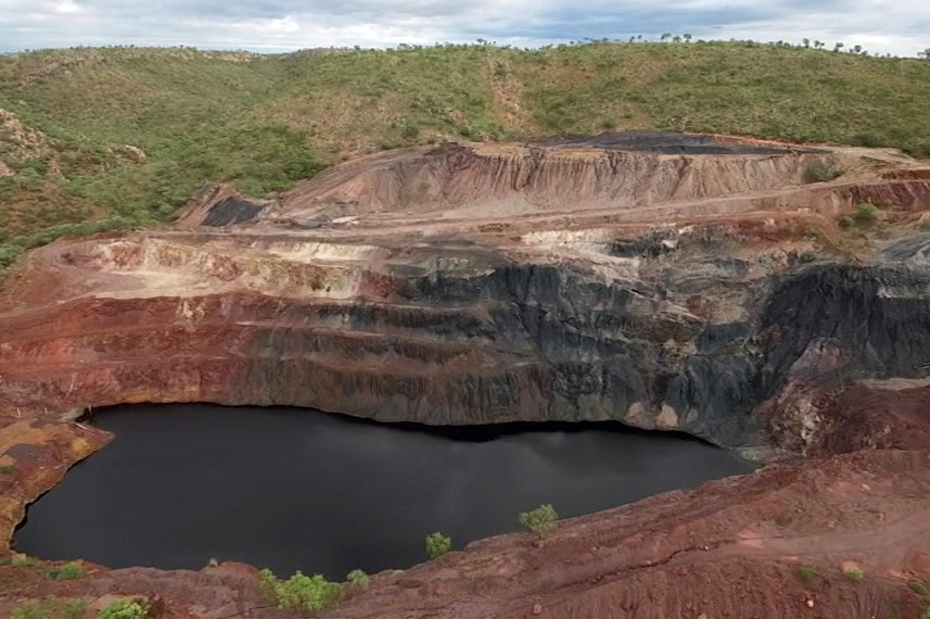 The Mount Oxide copper mine north of Mount Isa which was abandoned in 1971.