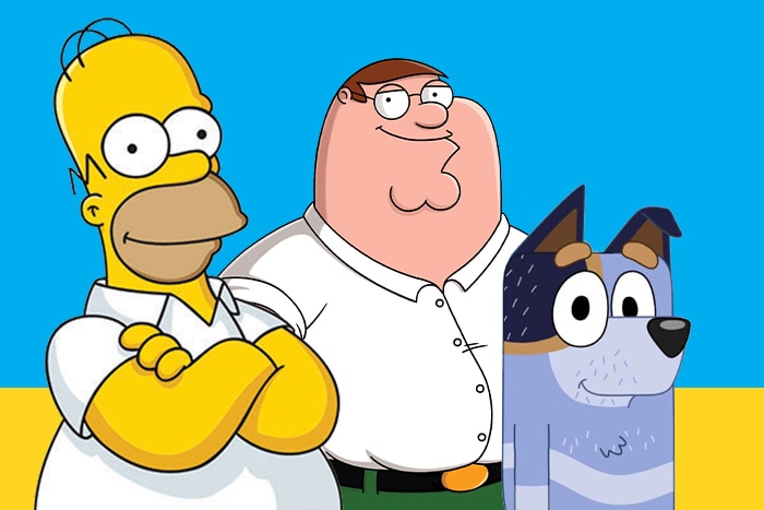 peter griffin in the simpsons