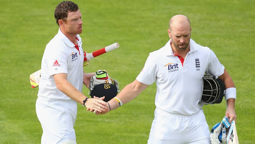 England's bats hold on for draw