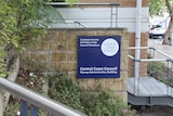 A sign that reads Central Coast Council Wyong Administration Building