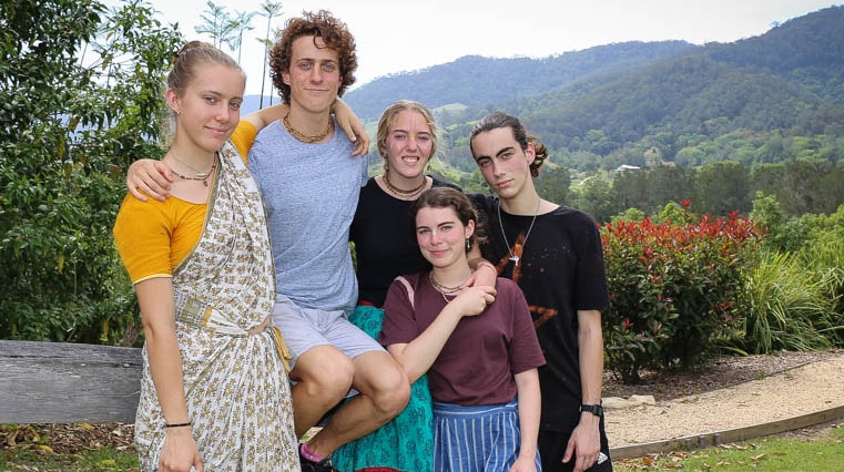 Hare Krishna teenagers