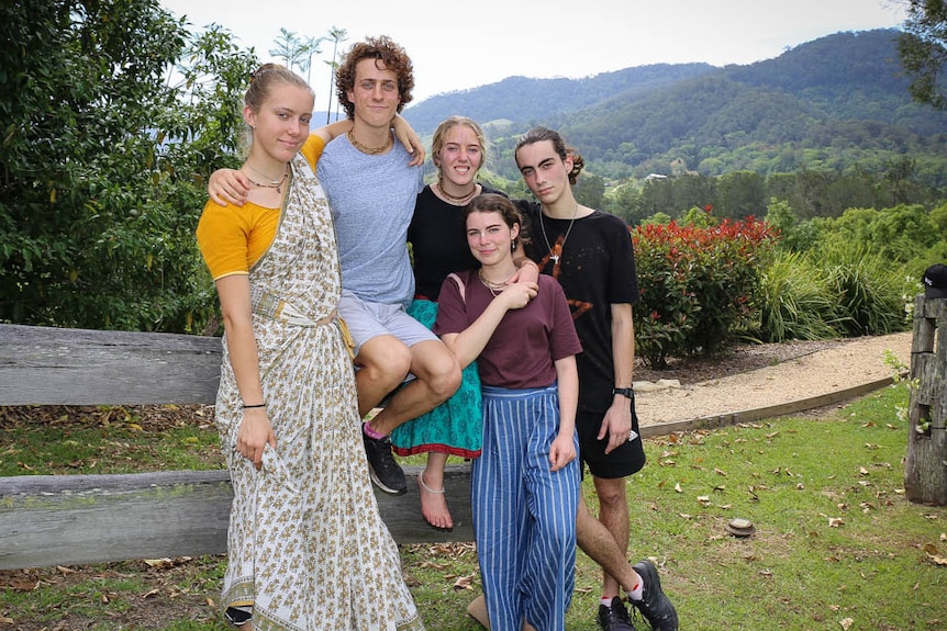 Hare Krishna teenagers