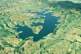 A photo representation of the proposed Tillegra Dam in the Hunter