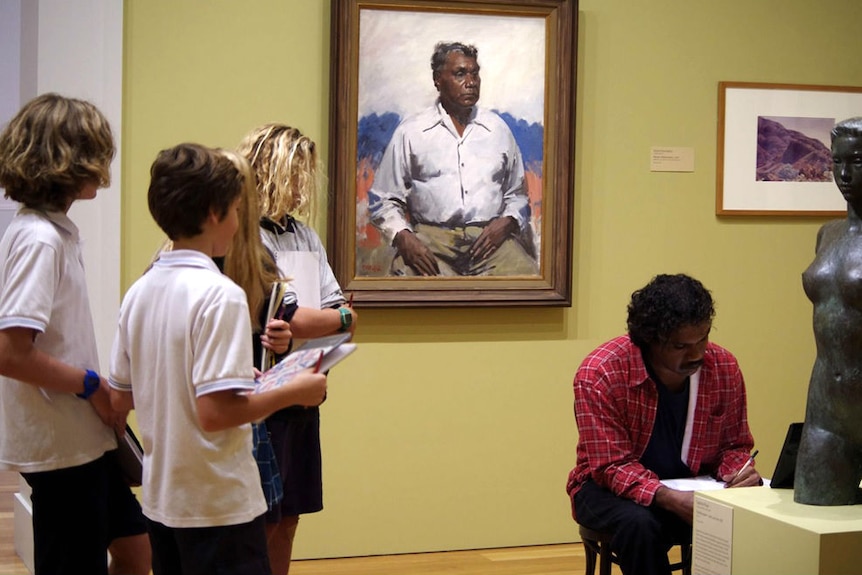 Vincent in Queensland Art Gallery