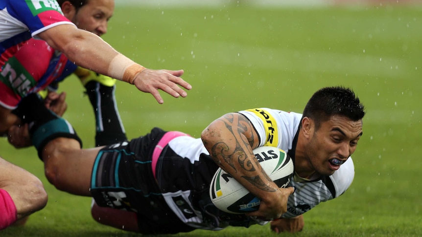 Dean Whare scores for Penrith