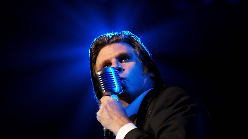 Tex Perkins performs during the Tamworth Country Music Festival