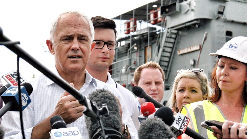 Malcolm Turnbull in Cairns press conference