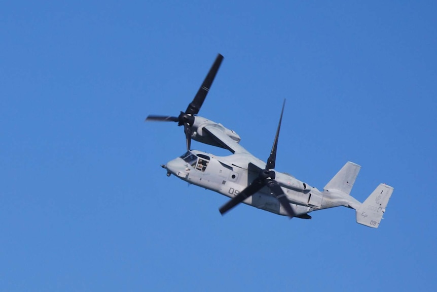V-22 Osprey during Talisman Sabre exercise